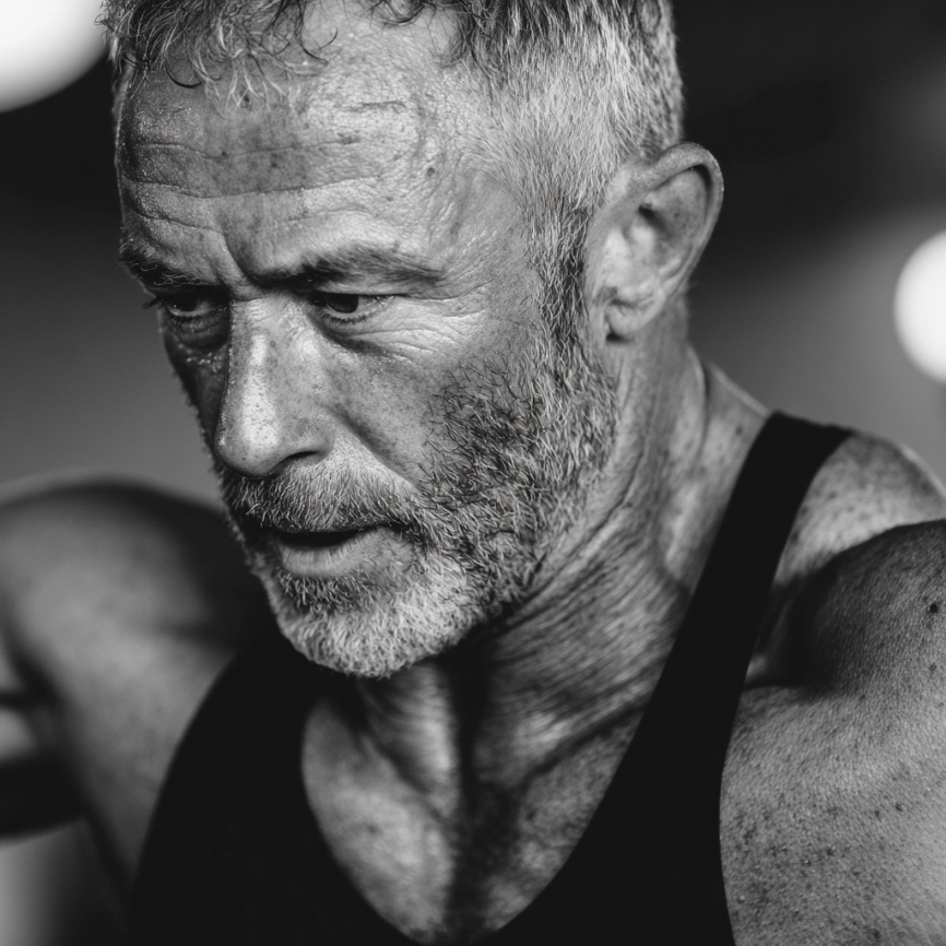 Група активних дорослих на тренуванні